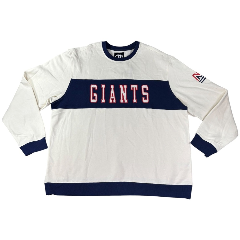 Darius Rucker New York Giants Mens XXL Colorblock Crewneck Sweatshirt DR135230S1